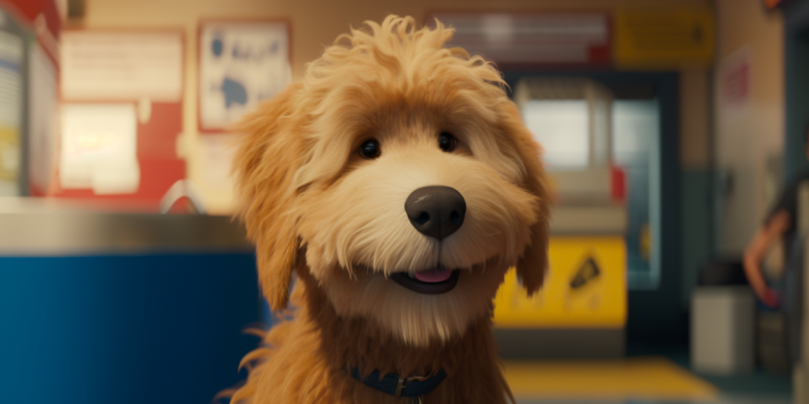 daximusWrecks goldendoodle at the vet pixar epic 313806a6 6b6c 4fed 9235 bcdf73574859