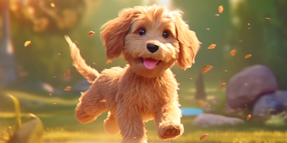 daximusWrecks mini goldendoodle playing disney style animated c 5602c521 bfd7 4eaa bb9f 7487609e02cb